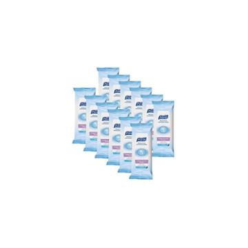 Purell Personal Flow Pack Sanitizing Hand Wipes (set Of 12) ()