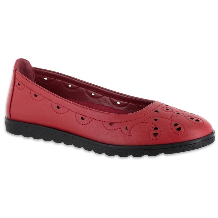 Easy Street Alfie Women's Flats, Size: Medium (6.5), Red