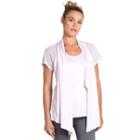 Women's Tail Mock-layer Yoga Top, Size: Xl, Pink