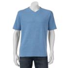 Men's Method Mock-layer Striped Tee, Size: Small, Blue (navy)
