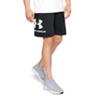 Men's Under Armour Sportstyle Cotton Graphic Shorts, Size: Large, Black