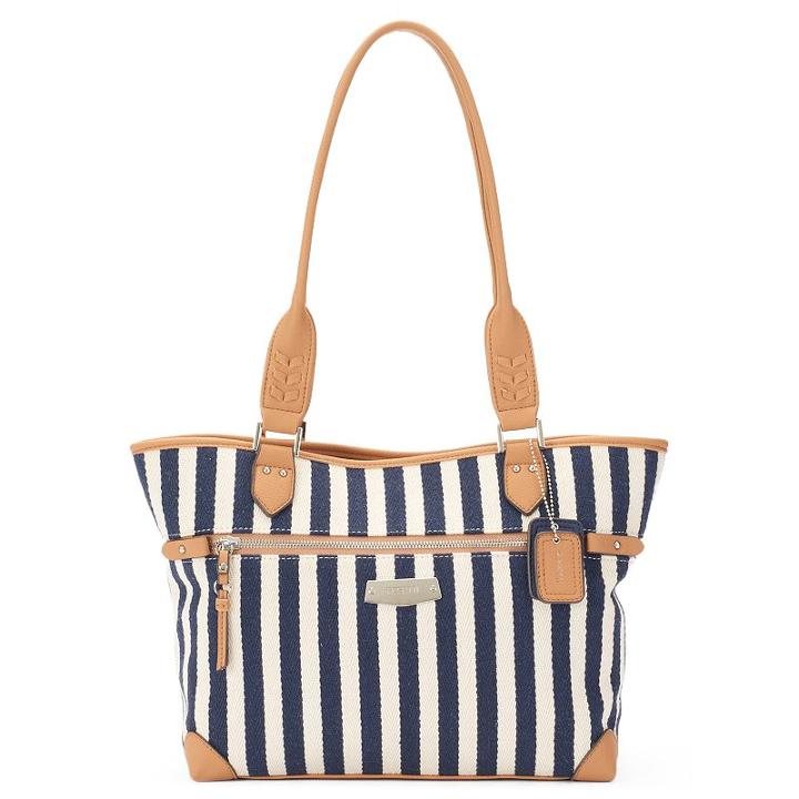 Rosetti Janet Herringbone Shoulder Bag, Women's, Blue Other