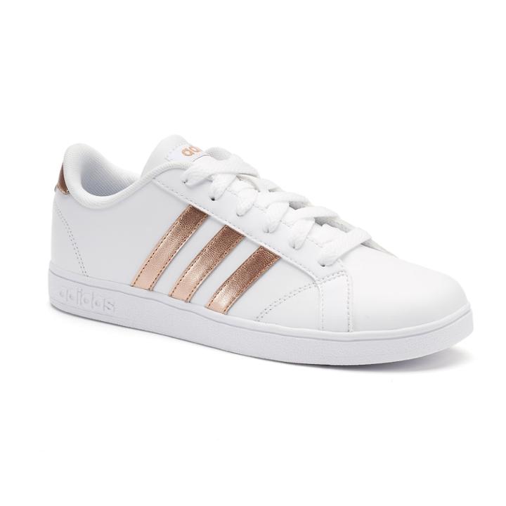 Adidas Neo Baseline Kid's Shoes, Kids Unisex, Size: 13, White