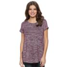 Women's Apt. 9&reg; Essential High-low Tunic, Size: Medium, Dark Red
