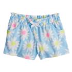 Girls 4-10 Jumping Beans&reg; Printed Paper Bag Waist Shorts, Size: 8, Light Blue