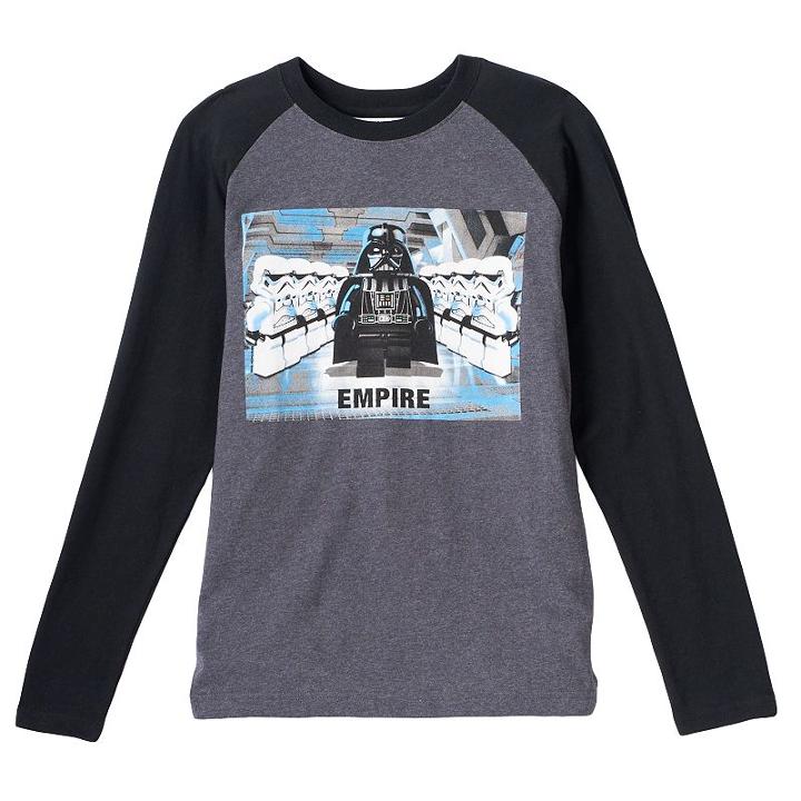 Boys 8-20 Lego Star Wars Darth Vader Tee, Boy's, Size: Small, Grey (charcoal)