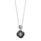 Dana Buchman Poppy Flower Pendant Necklace, Women's, White