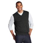 Men's Van Heusen Classic-fit V-neck Sweater Vest, Size: Xxl, Grey (charcoal)