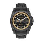 Bulova Men's Grammy&reg; Awards Special Edition Precisionist Leather Watch - 98b293, Black