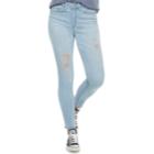 Juniors' Mudd&reg; Mid-rise Ankle Jeggings, Teens, Size: 7, Blue