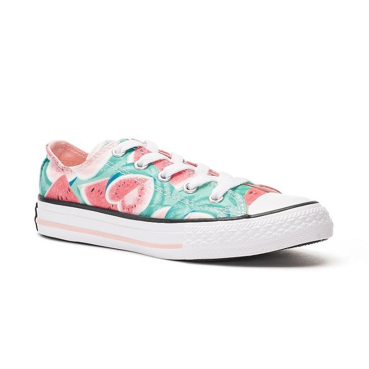 Girls' Converse Chuck Taylor All Star Print Sneakers, Size: 2, Pink Other