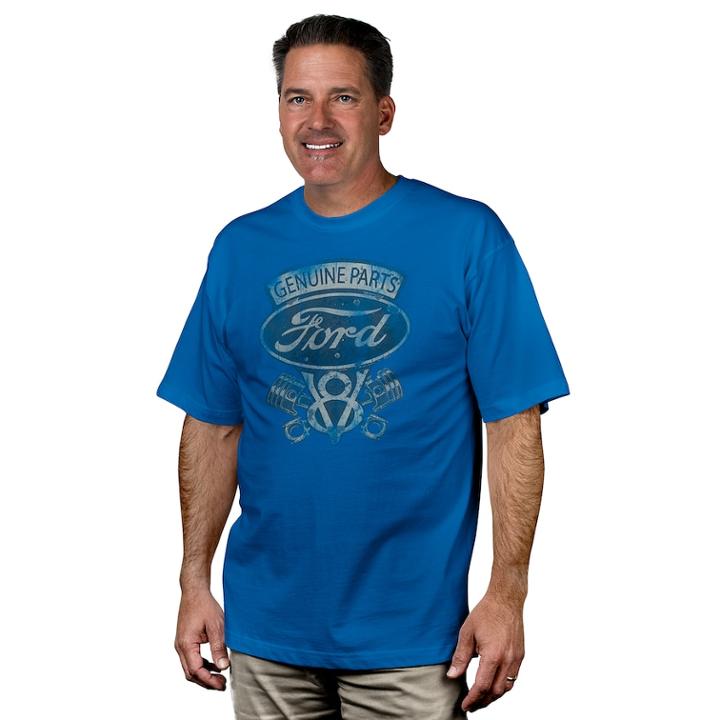 Men's Newport Blue Ford Graphic Tee, Size: Xl