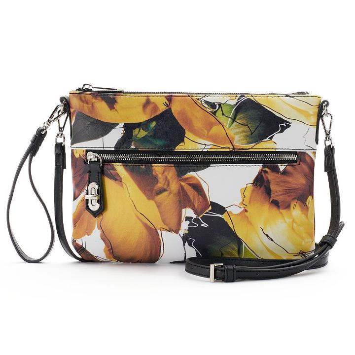 Reed Flat Crossbody Bag, Women's, Yellow Oth