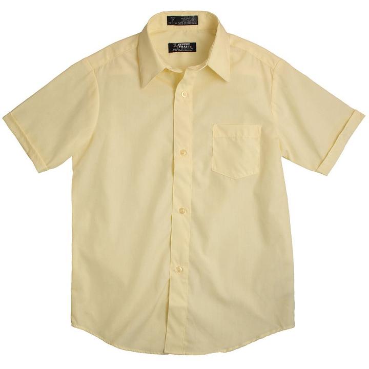 Boys 4-7 French Toast School Uniform Classic Button-down Shirt, Boy's, Size: 7, Yellow