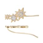 Lc Lauren Conrad Triple Starburst Ear Climbers, Women's, Gold