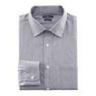Men's Croft & Barrow&reg; Regular-fit Checked Easy-care Spread-collar Dress Shirt, Size: 16.5-34/35, Black