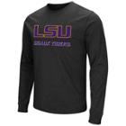 Men's Campus Heritage Lsu Tigers Logo Long-sleeve Tee, Size: Small, Dark Grey