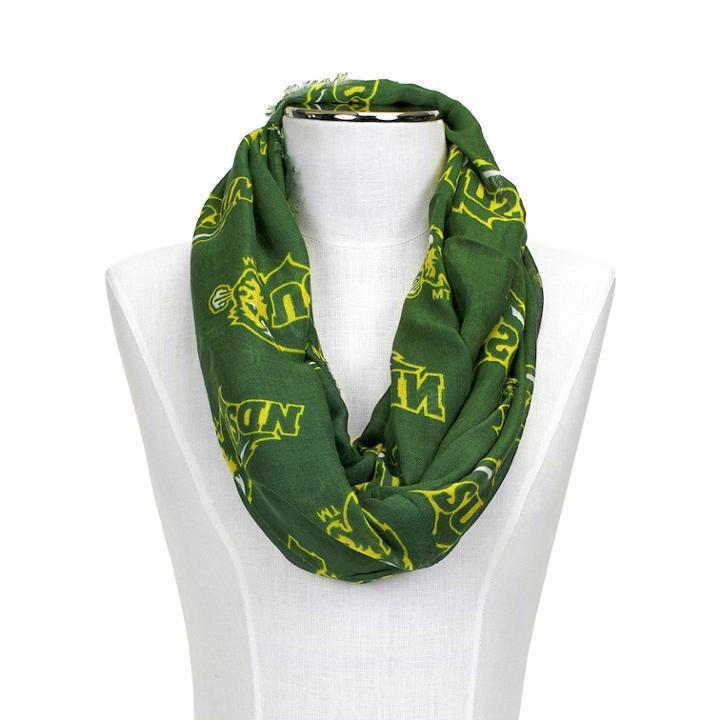 Women's Zoozatz North Dakota State Bison Logo Infinity Scarf, Multicolor