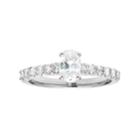 14k Gold 1 Carat T.w. Igl Certified Diamond Oval Engagement Ring, Women's, Size: 10, White