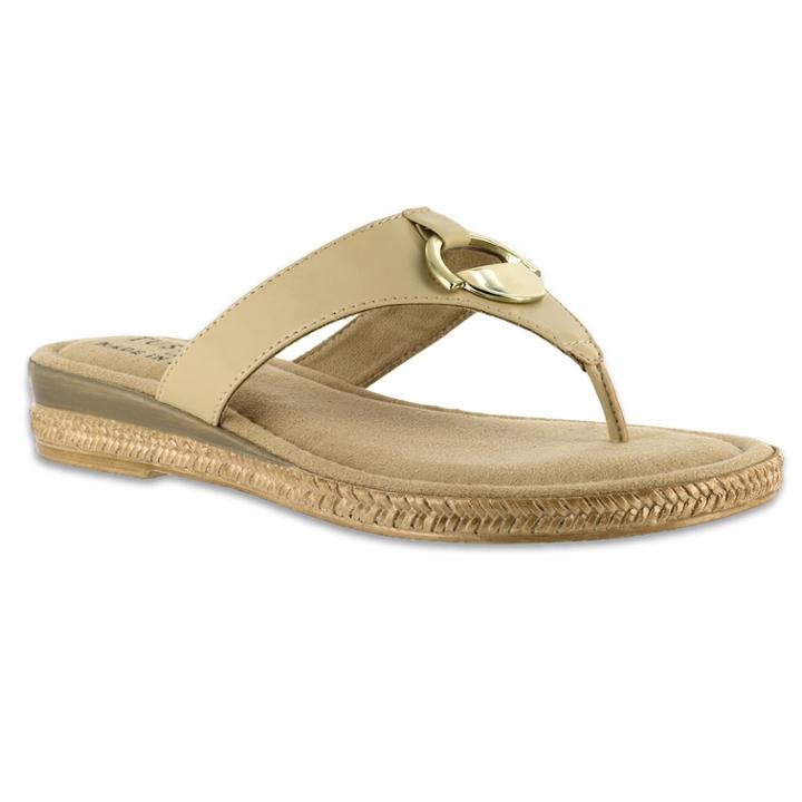 Tuscany By Easy Street Belinda Women's Sandals, Size: Medium (10), Natural