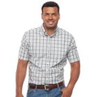Big & Tall Croft & Barrow&reg; True Comfort Regular-fit Stretch Button-down Shirt, Men's, Size: Xxl Tall, White Oth