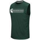 Men's Colosseum Michigan State Spartans Circuit Muscle Tee, Size: Xl, Dark Green