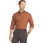 Men's Van Heusen Regular-fit Herringbone Stretch Button-down Shirt, Size: Xxl, Orange Oth