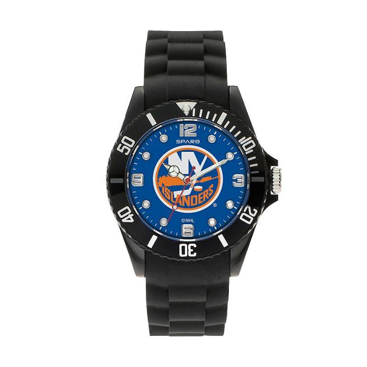 Sparo Men's Spirit New York Islanders Watch, Black