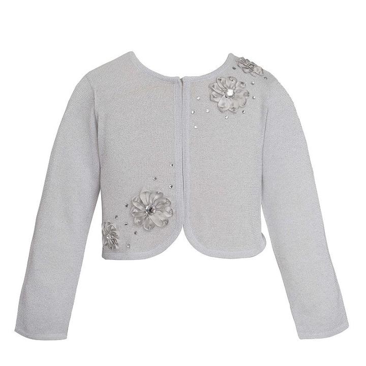 Girls 7-16 American Princess Shrug, Girl's, Size: Small, Silver