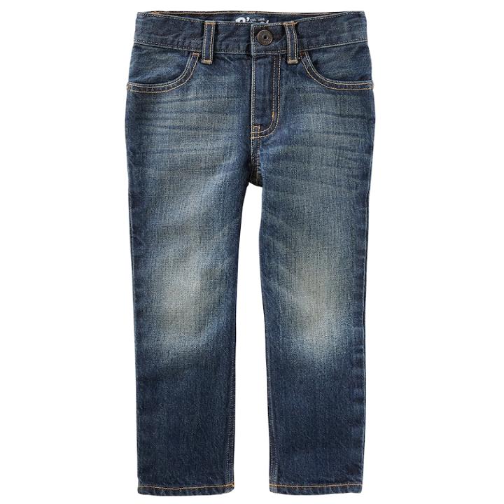 Boys 4-12 Oshkosh B'gosh&reg; Core Straight Fit Jeans, Size: 7, Blue