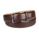 Men's Dockers Feather-edge Leather Belt, Size: 42, Brown