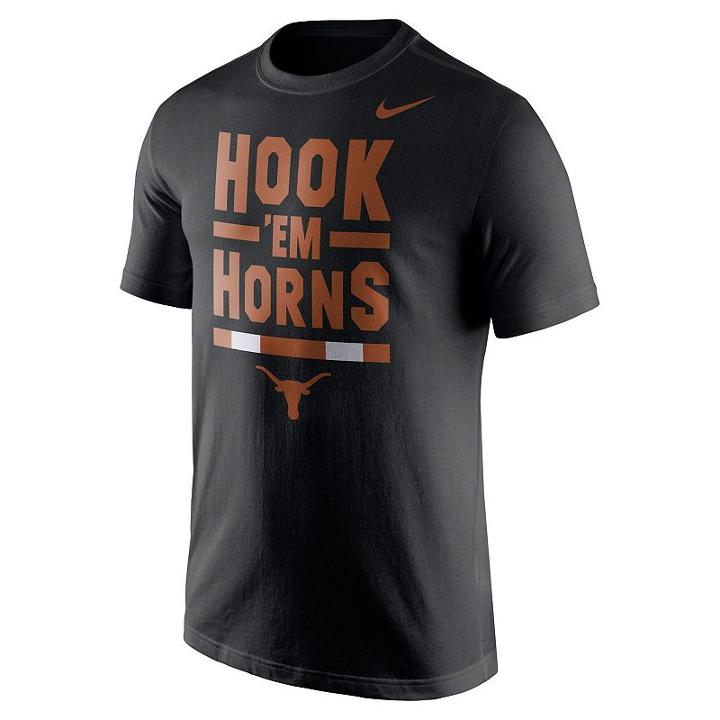 Men's Nike Texas Longhorns Local Verbiage Tee, Size: Large, Black