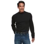 Men's Croft & Barrow&reg; Classic-fit Stretch Mockneck Pullover, Size: Xxl, Black