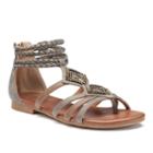 So&reg; Women's Strappy Ankle Cuff Sandals, Size: Medium (7.5), Brown Oth