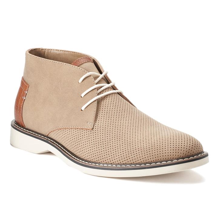Sonoma Goods For Life&trade; Garnett Men's Chukka Boots, Size: 11 Wide, Lt Beige