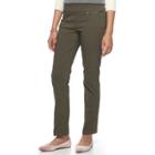 Juniors' Candie's&reg; Audrey Zipper-detail Pull On Pants, Teens, Size: Xs, Dark Green