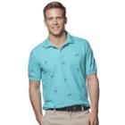 Big & Tall Chaps Classic-fit Sailfish Polo, Men's, Size: Xl Tall, Green