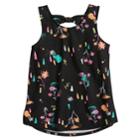 Girls 7-16 & Plus Size So&reg; Bow Back Tank Top, Size: 12, Black