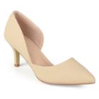 Journee Collection Hali Women's High Heels, Girl's, Size: Medium (7.5), Lt Beige