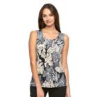 Women's Croft & Barrow Scoopneck Tank, Size: Xl, Oxford