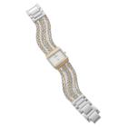 Armitron Women's Diamond Accent Two Tone Chain Watch - 75/5537mptt, Size: Small, Multicolor