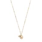 Lc Lauren Conrad Apple Pendant Necklace, Women's, Gold