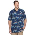 Big & Tall Batik Bay Classic-fit Tropical Americana Shirt, Men's, Size: Xxl Tall, Blue (navy)