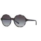 Armani Exchange Ax4059s 55mm Round Gradient Sunglasses, Women's, White Oth