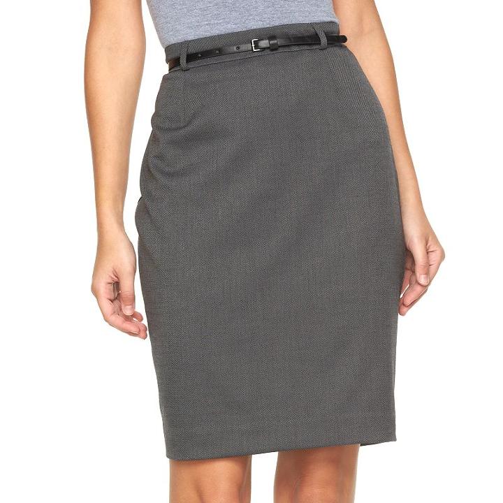 Women's Apt. 9&reg; Pencil Skirt, Size: 2, Grey (charcoal)