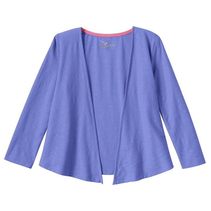 Girls 4-10 Jumping Beans&reg; Open Front Cardigan, Girl's, Size: 7, Blue (navy)