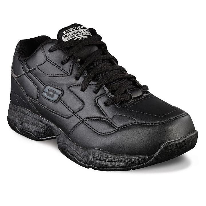 Skechers Work Felton Albie Sr Women's Shoes, Size: 6, Grey (charcoal)