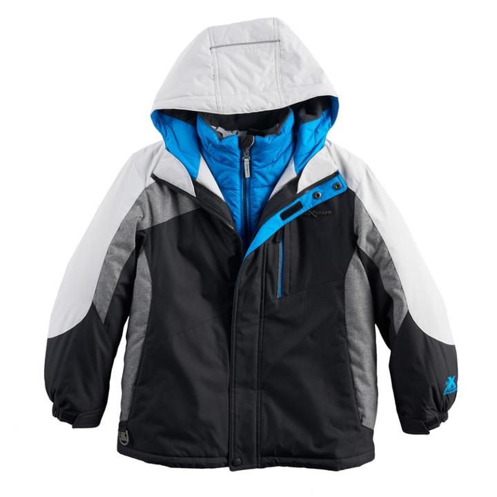 Boys 8-20 Zeroxposur Torque Systems Jackeet, Size: Large, Black
