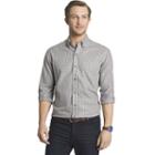 Men's Arrow Classic-fit Plaid Button-down Shirt, Size: Small, Turquoise/blue (turq/aqua)