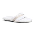 Muk Luks Darlene Women's Thong Slippers, Size: Large, Lily White